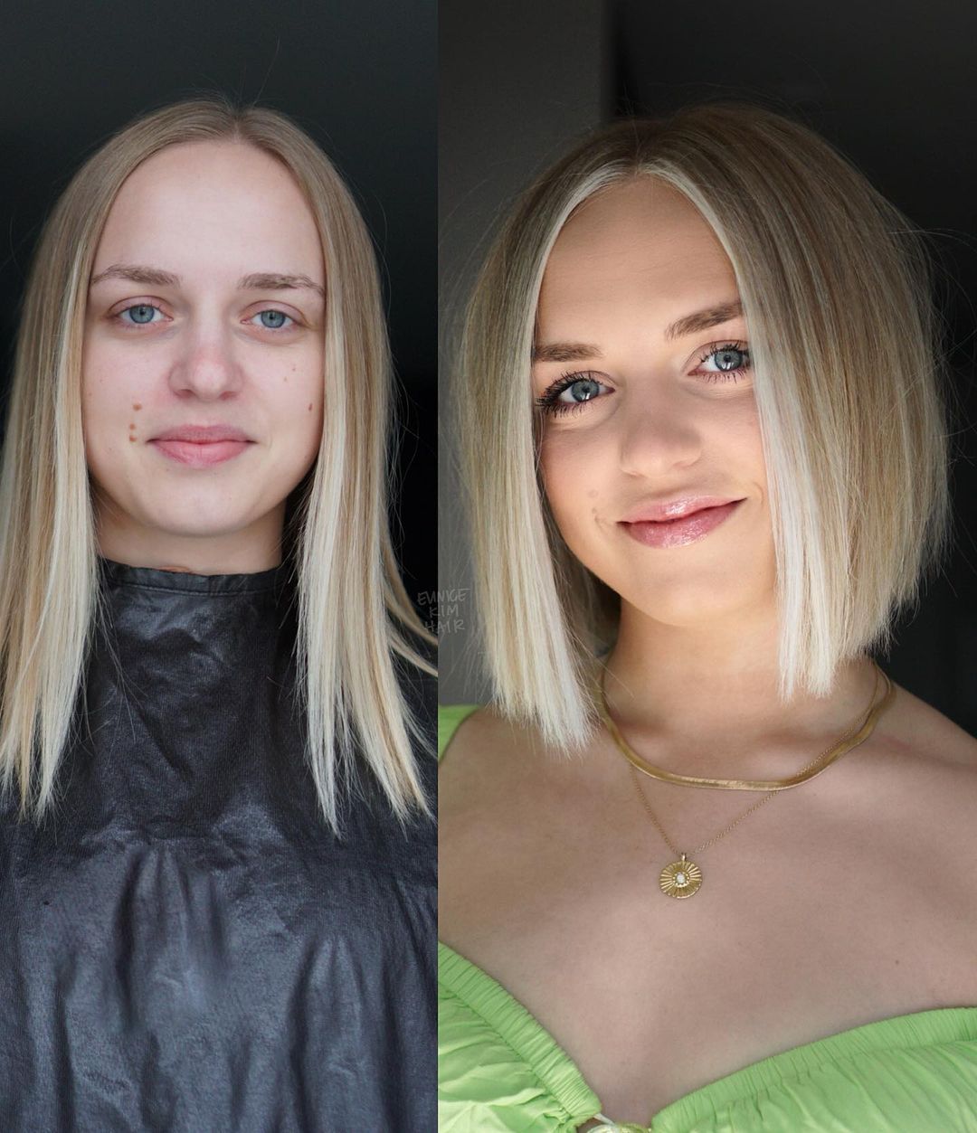 Crisp Straight Bob for Fine Hair