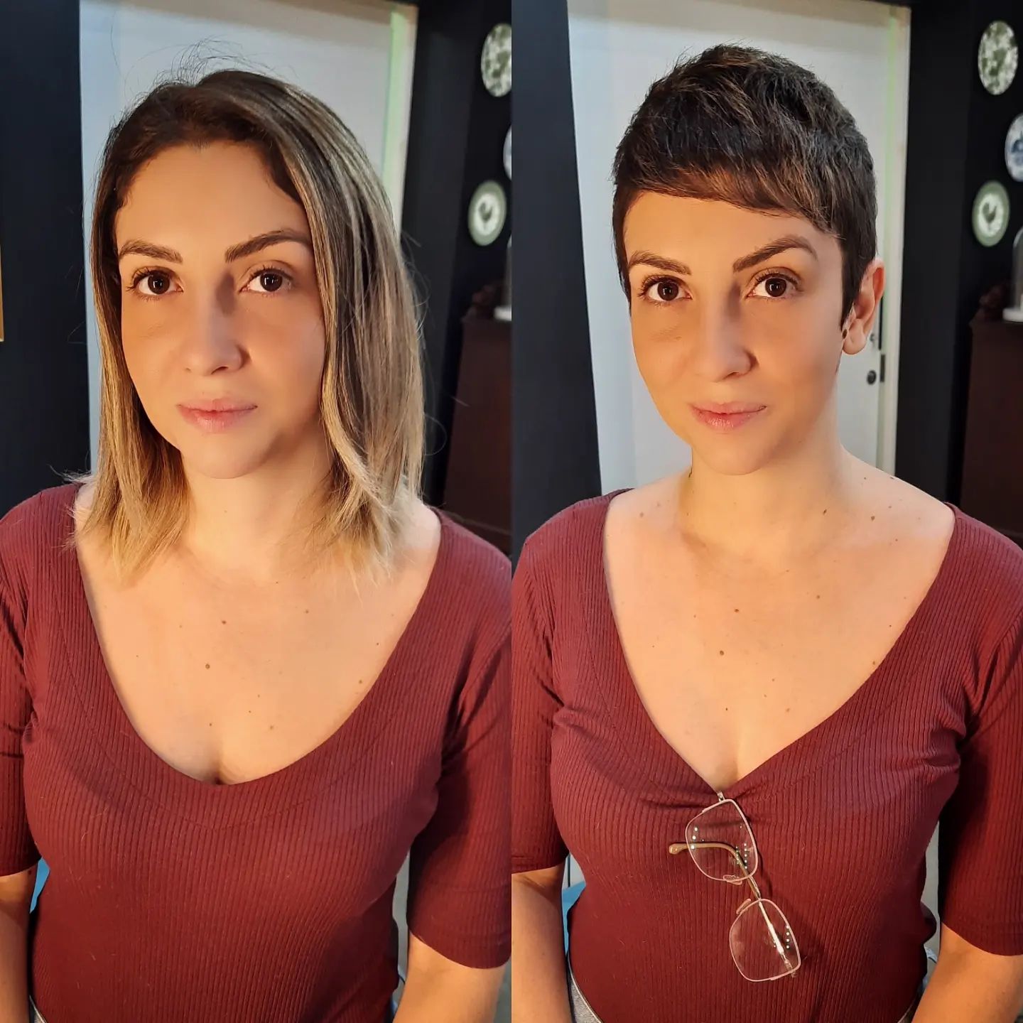 Extra-Short Choppy Cut Makeover